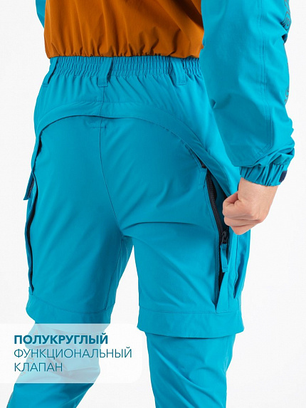  комбинезон противоэнцефалитный softshell "турист н" (коричневый/синий) 