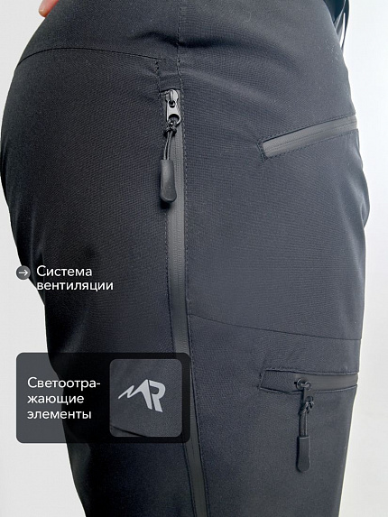  брюки "наст" (черный) 