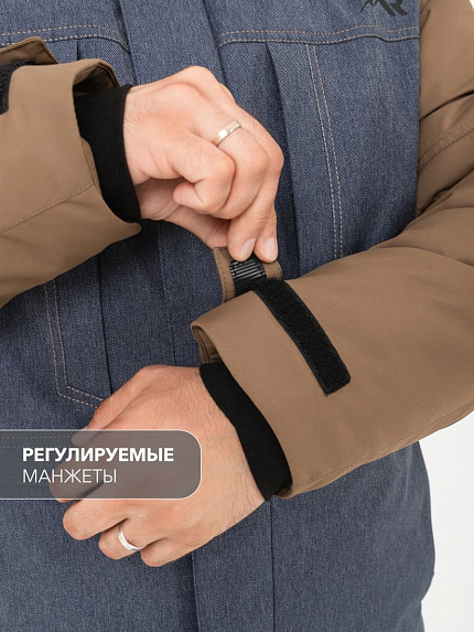  куртка "маджар" (хаки/джинс) 