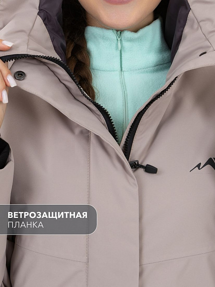  куртка демисезонная женская "верея" (бежевый 10 000)  