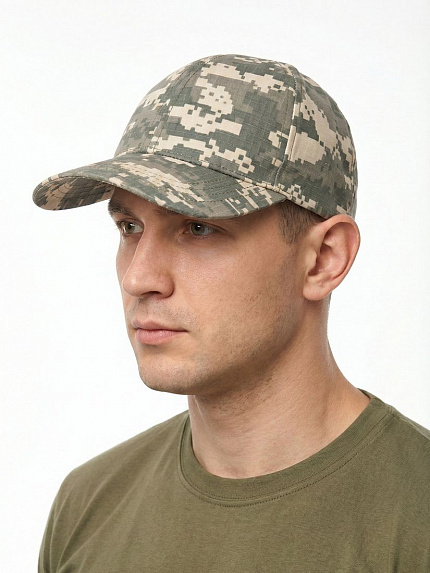  бейсболка летняя ("серый пиксель") р 